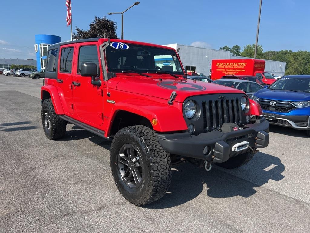 used 2018 Jeep Wrangler JK Unlimited car, priced at $22,199