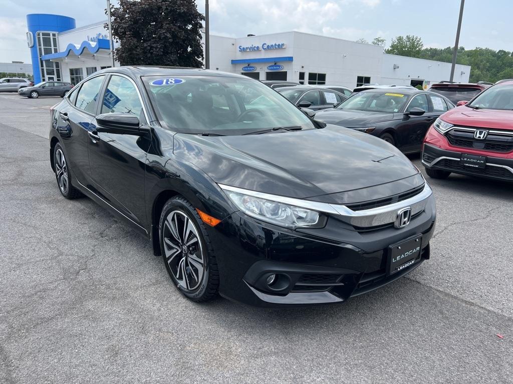 used 2018 Honda Civic car, priced at $18,039