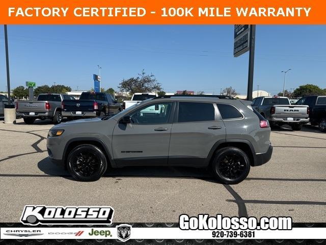 used 2023 Jeep Cherokee car, priced at $27,500