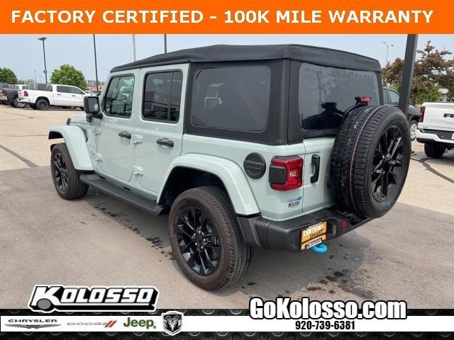 used 2023 Jeep Wrangler 4xe car, priced at $37,500