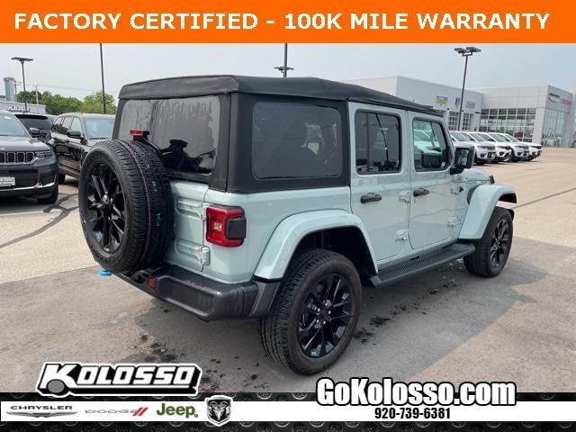 used 2023 Jeep Wrangler 4xe car, priced at $37,500