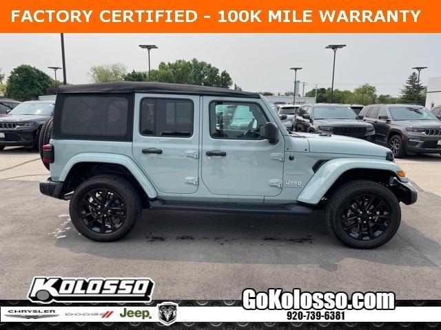 used 2023 Jeep Wrangler 4xe car, priced at $37,500