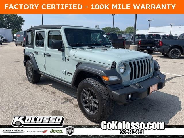 used 2024 Jeep Wrangler car, priced at $39,999