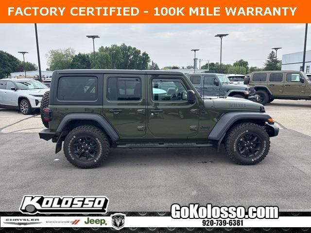 used 2023 Jeep Wrangler car, priced at $40,500