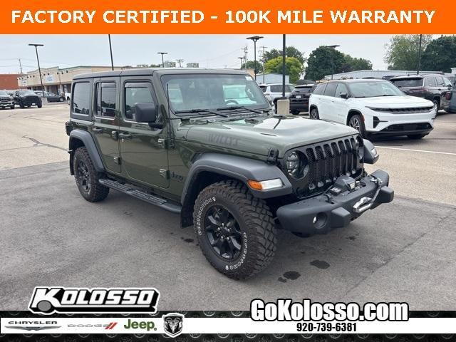 used 2023 Jeep Wrangler car, priced at $40,500