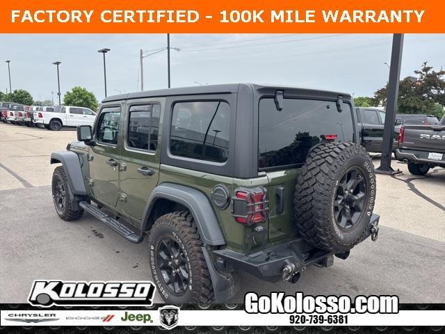 used 2023 Jeep Wrangler car, priced at $40,500