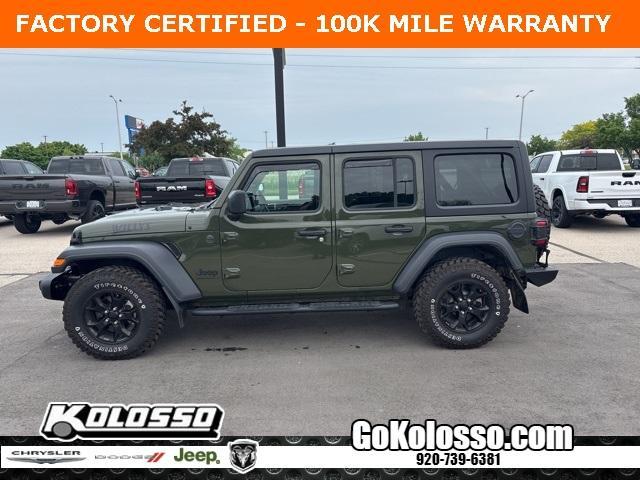used 2023 Jeep Wrangler car, priced at $40,500