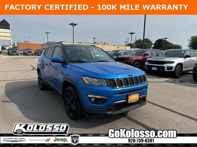 used 2021 Jeep Compass car, priced at $21,500