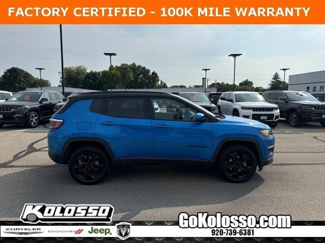 used 2021 Jeep Compass car, priced at $21,500