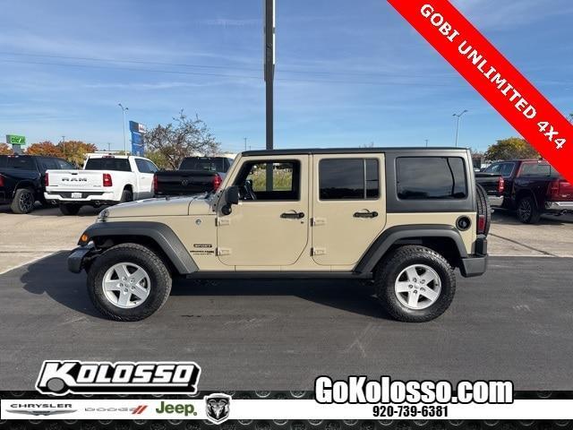 used 2018 Jeep Wrangler JK Unlimited car, priced at $21,644