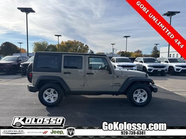 used 2018 Jeep Wrangler JK Unlimited car, priced at $21,644