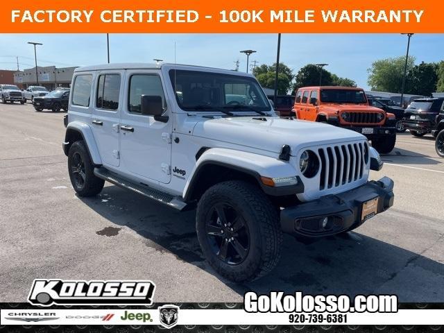 used 2022 Jeep Wrangler Unlimited car, priced at $38,122