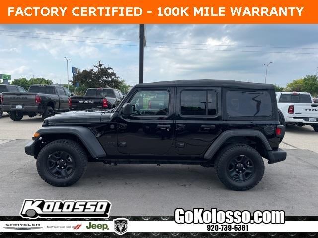 used 2022 Jeep Wrangler Unlimited car, priced at $28,626