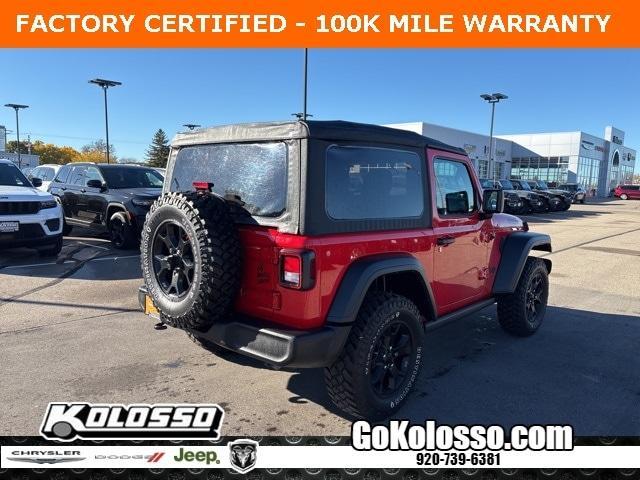 used 2022 Jeep Wrangler car, priced at $30,999
