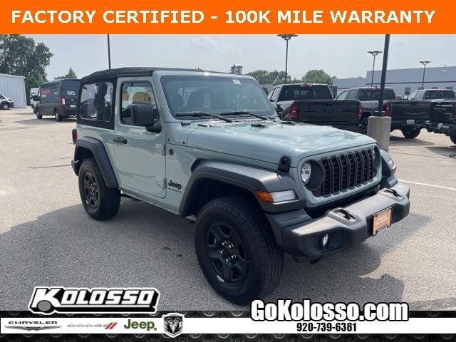 used 2024 Jeep Wrangler car, priced at $32,500