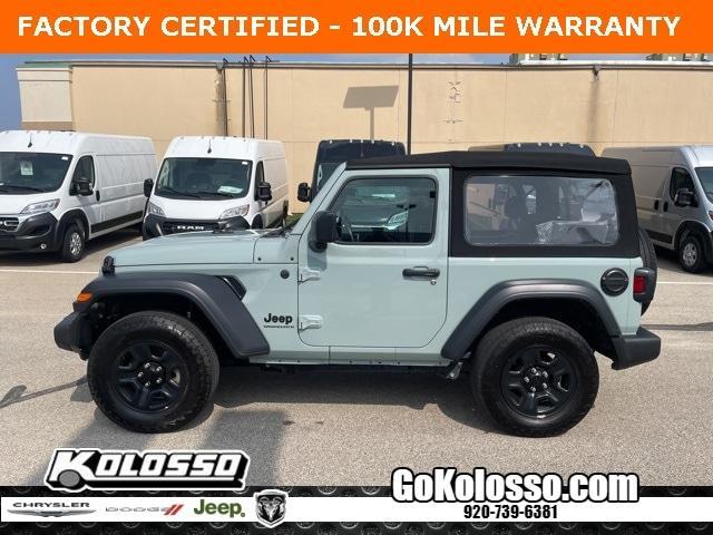 used 2024 Jeep Wrangler car, priced at $32,500