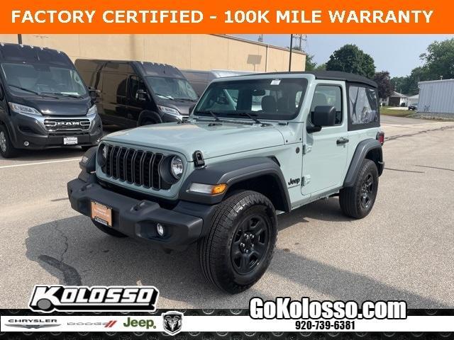 used 2024 Jeep Wrangler car, priced at $32,500