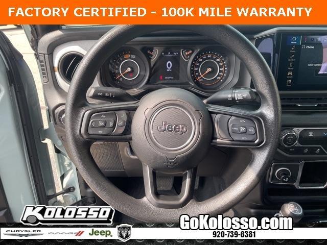 used 2024 Jeep Wrangler car, priced at $32,500