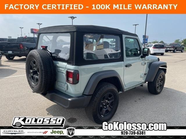 used 2024 Jeep Wrangler car, priced at $32,500