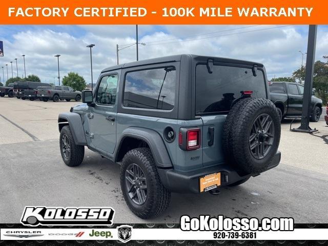 used 2024 Jeep Wrangler car, priced at $35,505