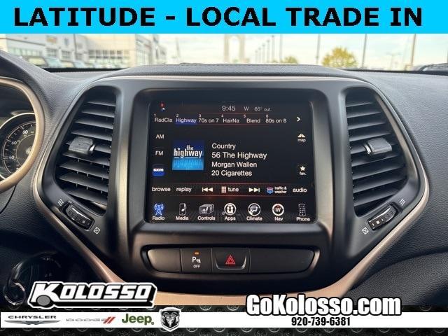 used 2017 Jeep Cherokee car, priced at $13,500