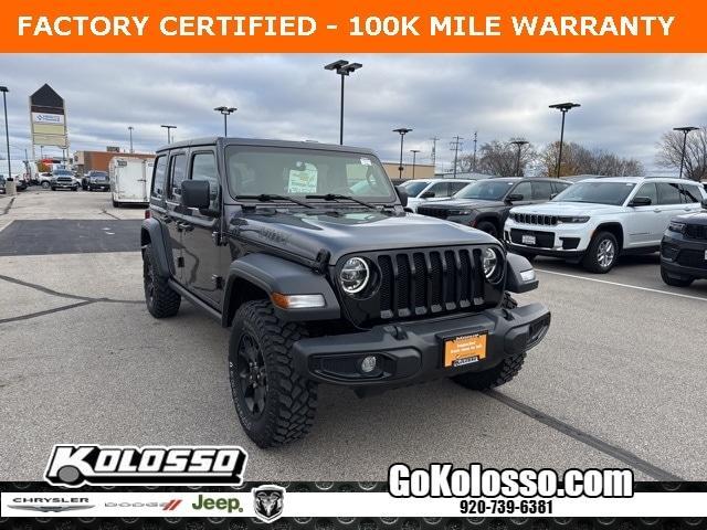 used 2021 Jeep Wrangler Unlimited car, priced at $34,221