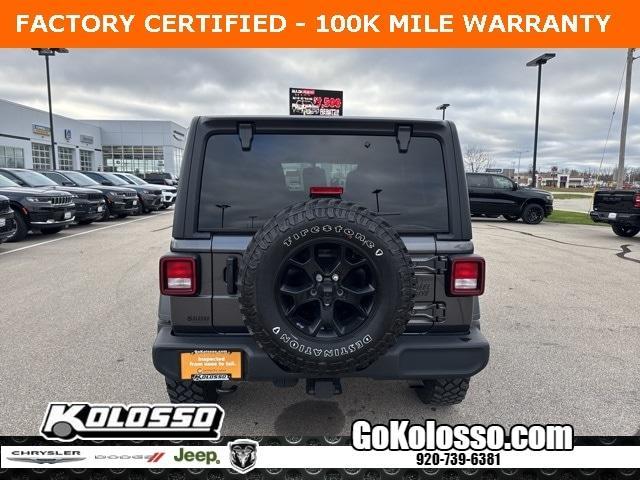 used 2021 Jeep Wrangler Unlimited car, priced at $34,221