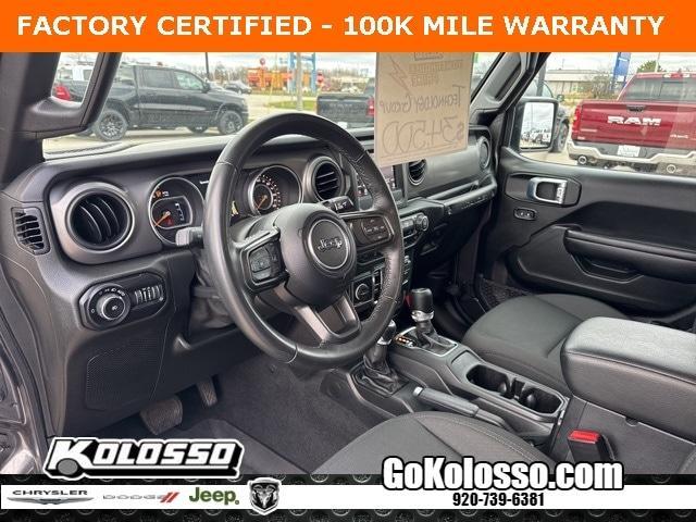 used 2021 Jeep Wrangler Unlimited car, priced at $34,221