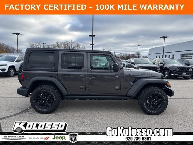 used 2021 Jeep Wrangler Unlimited car, priced at $34,221