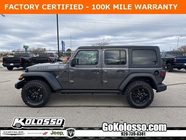 used 2021 Jeep Wrangler Unlimited car, priced at $34,221