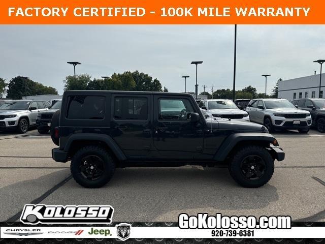 used 2016 Jeep Wrangler Unlimited car, priced at $22,734