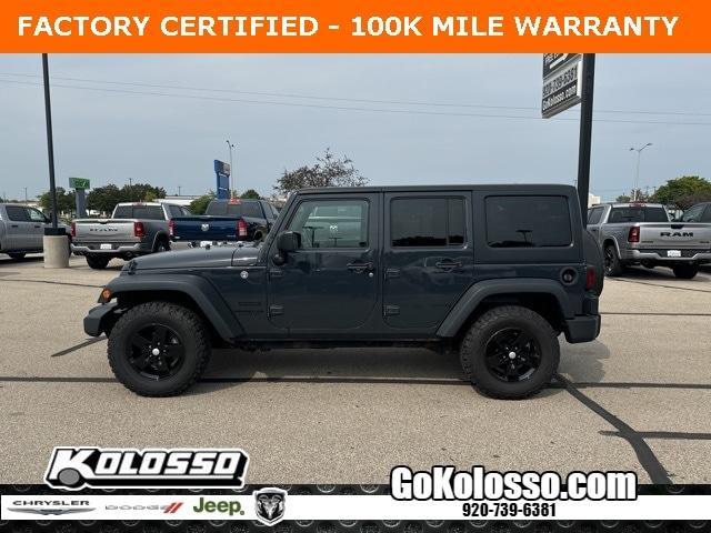 used 2016 Jeep Wrangler Unlimited car, priced at $22,734