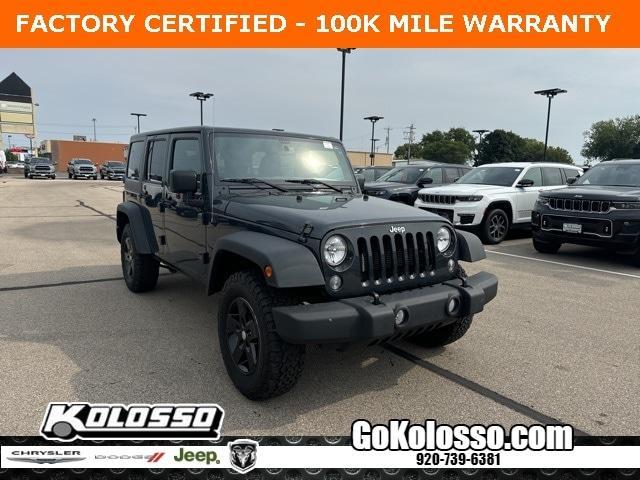 used 2016 Jeep Wrangler Unlimited car, priced at $22,734