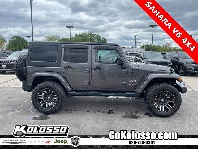 used 2017 Jeep Wrangler Unlimited car, priced at $22,500
