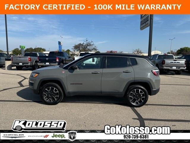 used 2021 Jeep Compass car, priced at $21,754