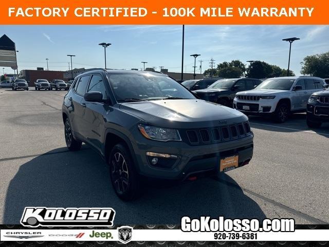 used 2021 Jeep Compass car, priced at $20,998