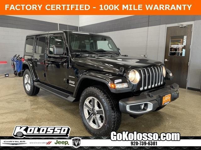 used 2022 Jeep Wrangler Unlimited car, priced at $36,493