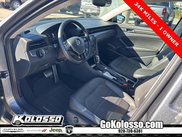 used 2020 Volkswagen Passat car, priced at $21,500