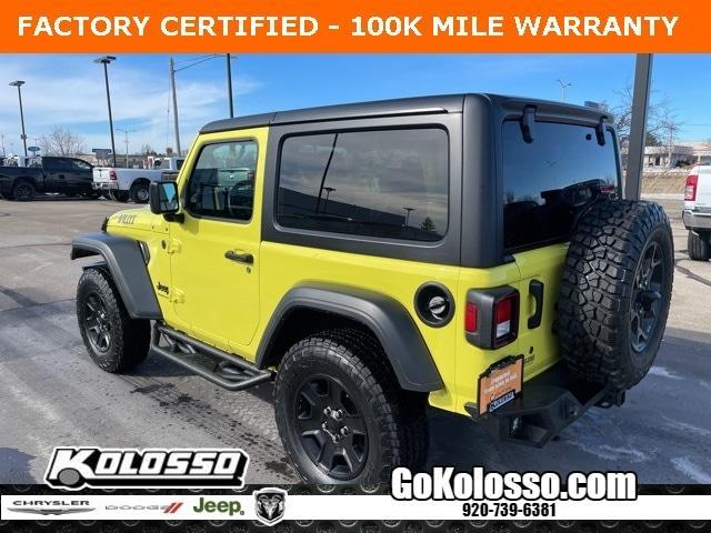 used 2023 Jeep Wrangler car, priced at $32,979