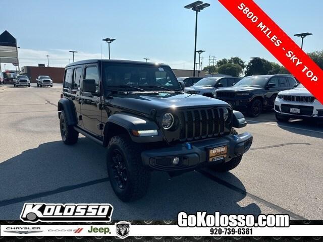 used 2023 Jeep Wrangler 4xe car, priced at $39,500