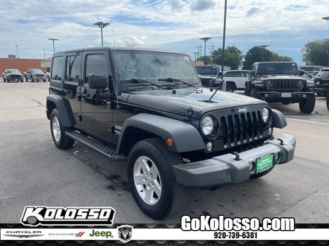 used 2017 Jeep Wrangler Unlimited car, priced at $19,500