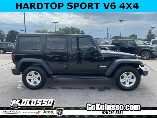 used 2017 Jeep Wrangler Unlimited car, priced at $19,500