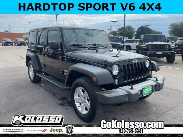 used 2017 Jeep Wrangler Unlimited car, priced at $19,500