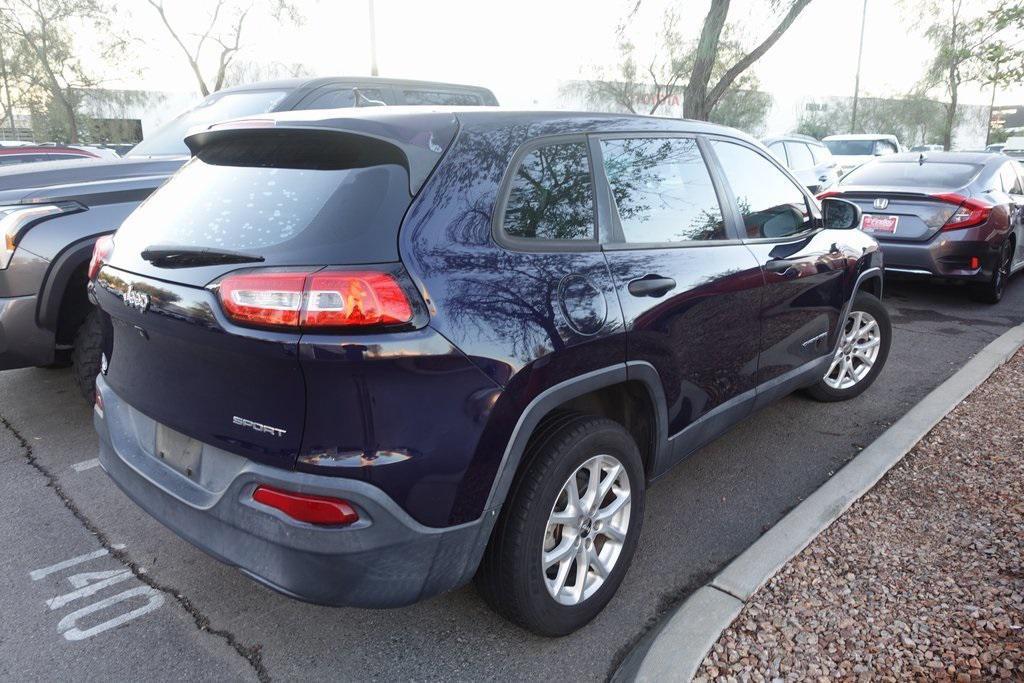 used 2015 Jeep Cherokee car, priced at $10,588