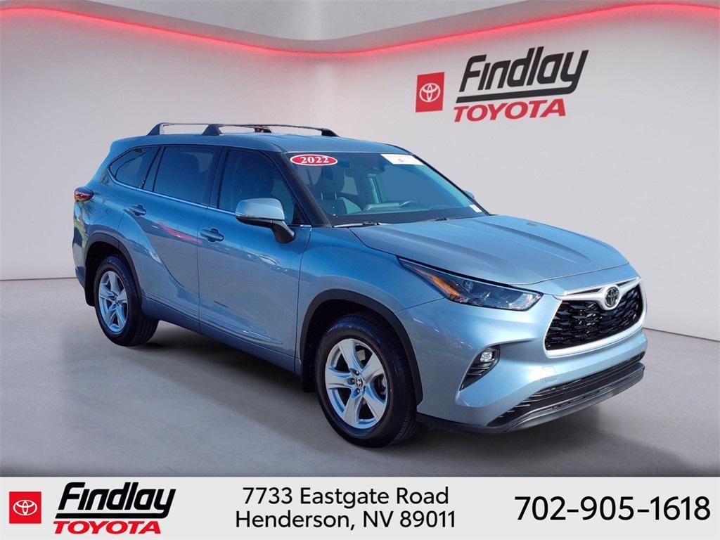 used 2022 Toyota Highlander car, priced at $34,488