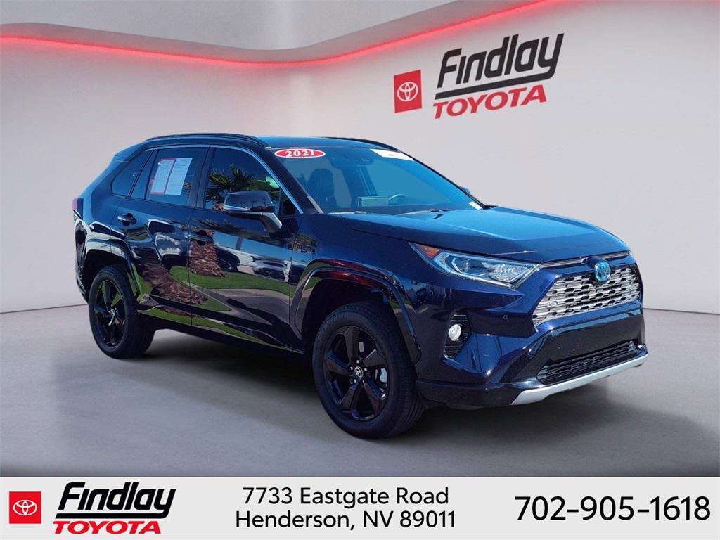 used 2021 Toyota RAV4 Hybrid car, priced at $32,188