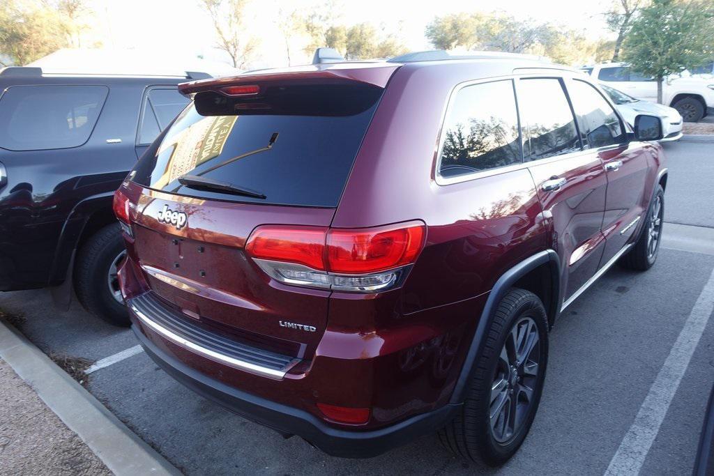 used 2018 Jeep Grand Cherokee car, priced at $17,488