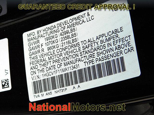 used 2021 Honda Accord car, priced at $20,895