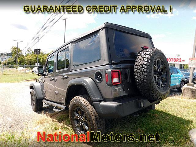 used 2021 Jeep Wrangler Unlimited car, priced at $21,895
