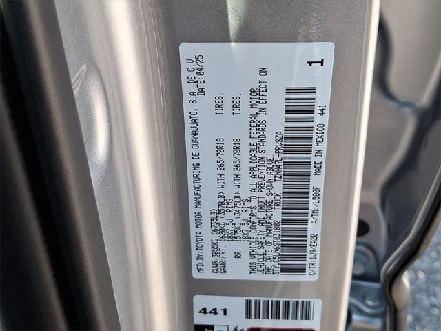 new 2025 Toyota Tacoma car, priced at $55,482